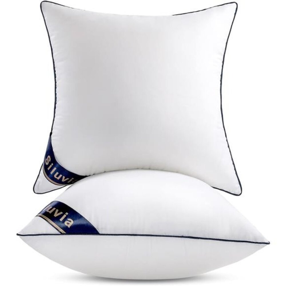 20"x20" Pillow Inserts Set of 2 Decorative Square Square Throw